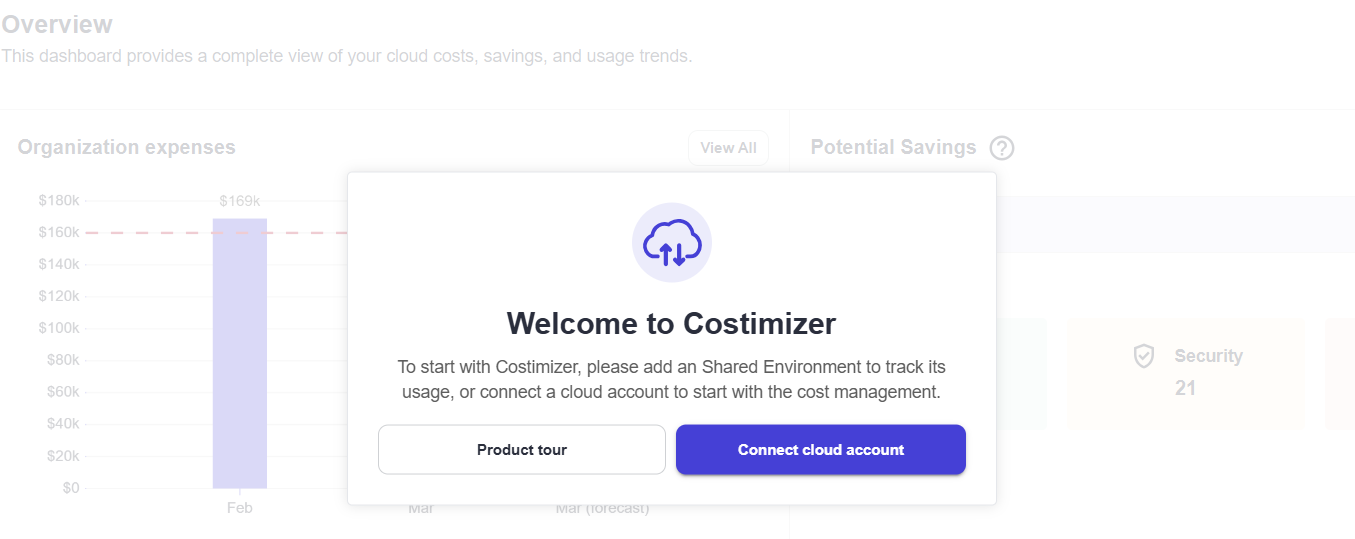 Connect Data Source provider selection
