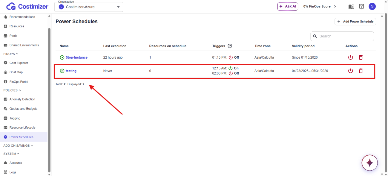 Validation and create flow